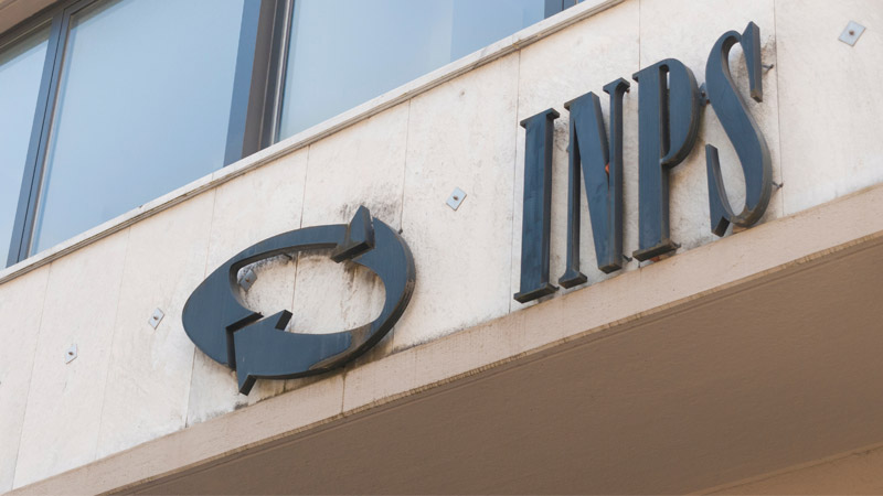 Insegna Inps con logo